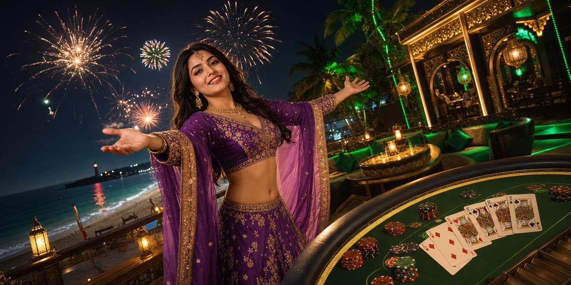সেন্ট মার্টিনে সমুদ্র সৈকতে টিন পাটি কার্ড গেমের দৃশ্য